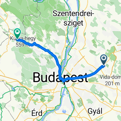 Kistarcsa -Budapest-Pliscsaba ( euro tur 6 of 30 )