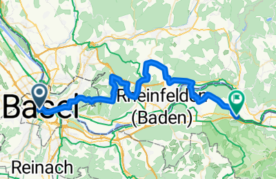 Route in der Bikemap App öffnen