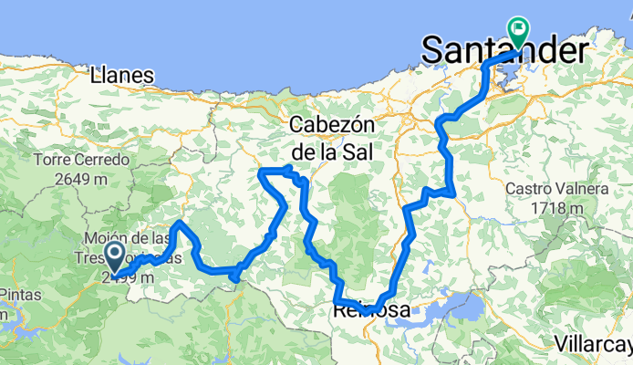 Santander - Puerto de San Glorio