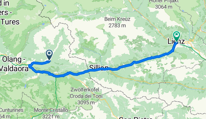 Gsies - Toblach - Drau-Radweg - Lienz 