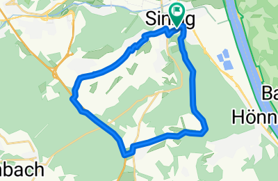 Route in der Bikemap App öffnen