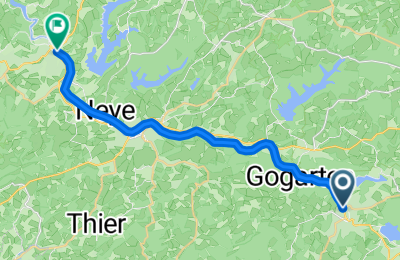 Route in der Bikemap App öffnen