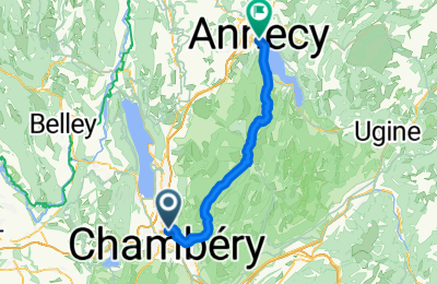 Route in der Bikemap App öffnen
