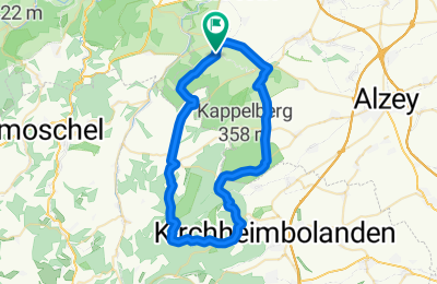 Route in der Bikemap App öffnen