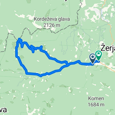 Črna -Topla-Prelaz-Koprivna-Črna  s kolesom