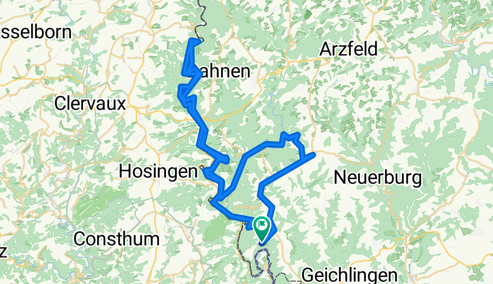 MTB Waldhof-Tintesmuehle-Waldhof 70km1500hm