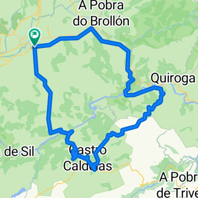 Monforte- San Clodio- A Moa- Castro Caldelas- Sober- Monforte