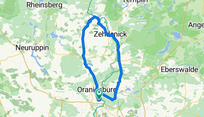 Oranienburg - Gransee - Zehdenick - Liebenwalde - oranienburg CLONED FROM ROUTE 130021