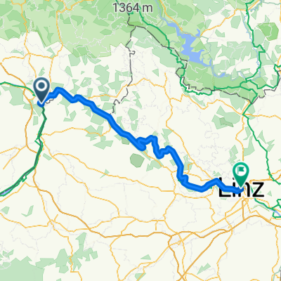 Donauradweg von Ingling nach Linz