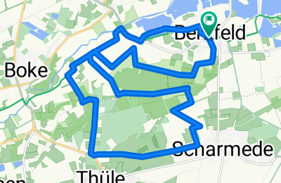 Route in der Bikemap App öffnen
