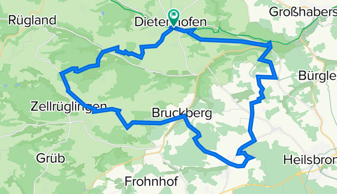 MTB-Rundtour "Dietenhofen Süd"