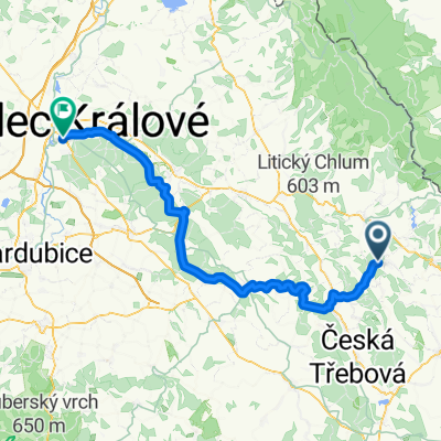 Letohrad - Hradec (lehčí už to nemůže být)