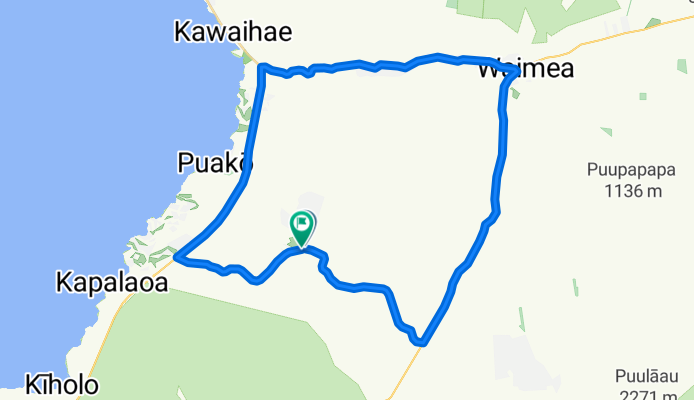  Waikoloa loop ride via Waimea