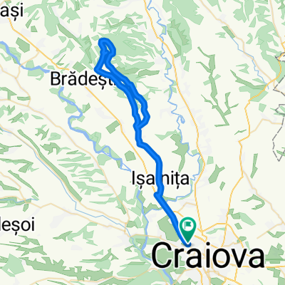 Craiova-Işalniţa-Creastă Deal-Brădeştii Bătrâni-Retur prin vale