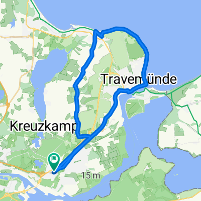 von Lübeck-Kücknitz über Brodtener Steilufer