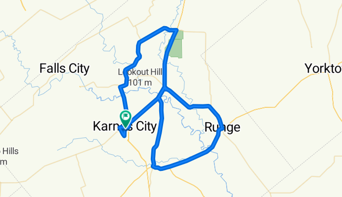 1st Tour de Karnes: metric century