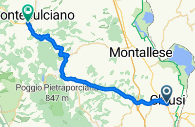 Route in der Bikemap App öffnen
