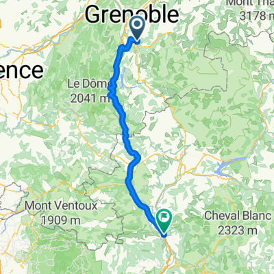 Vizille-Sisteron 4. Etappe nach Marseille