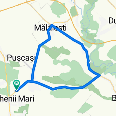 Pietrosani - Moara Domneasca - Rafov - Malaiesti - Pietrosani