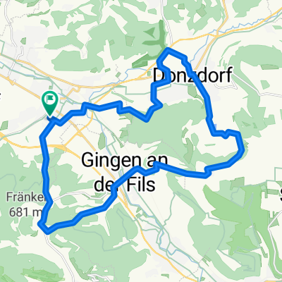 Grünenberg - Kuchalb - Donzdorf - Marren
