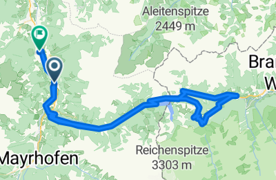 Route in der Bikemap App öffnen