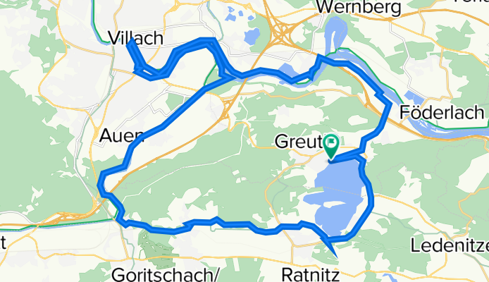 Faaker See Runde über Drauradweg und Villach