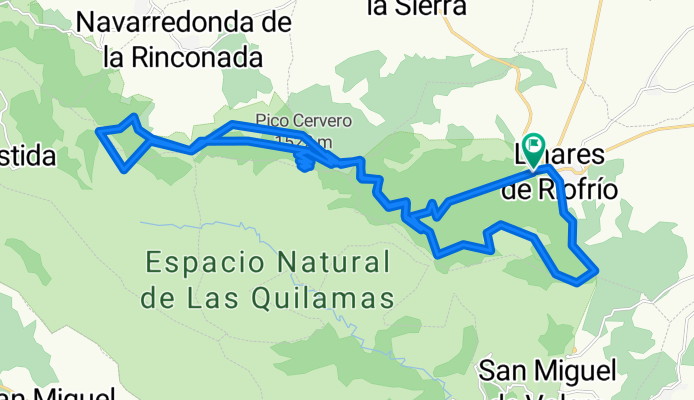 Linares de Riofrío - Pico Cervero - Cueva Mora Quilama - Linares de Riofrío