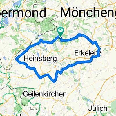 75 km Wildenrath, Wegberg, Venrath, Doveren, Himmerich, Kraudorf, Straeten, Waldfeucht, Effeld, Birgelen, Wildenrath