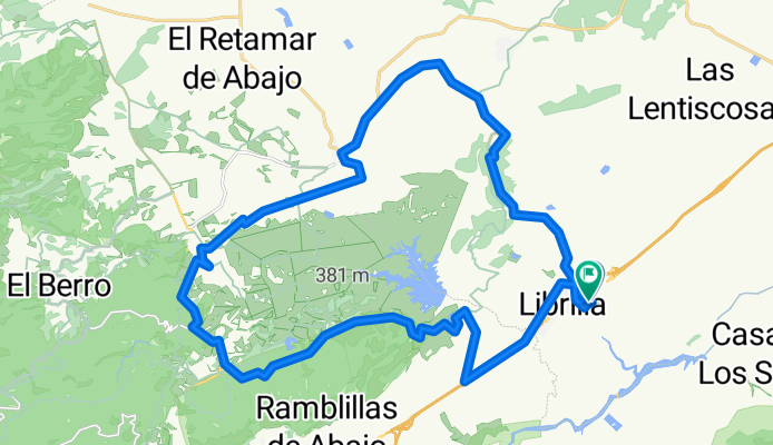 Vuelta al embalse de la Rambla de Algeciras: Alternativa si llueve.