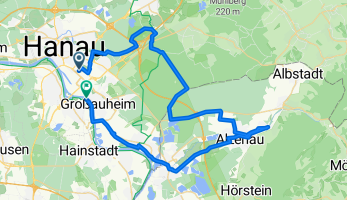 Hanau-Alzenau-Kälberau-Hanau