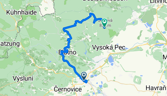Když je v Krušných horách  inverze