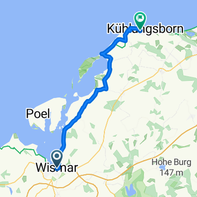 Wismar -> Kühlungsdborn