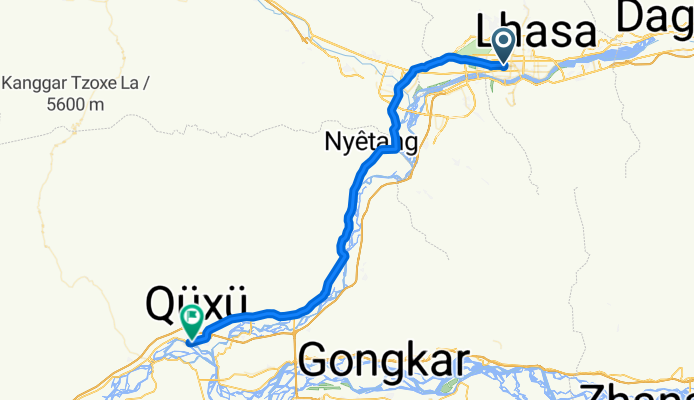 Urlaub 2012 Tibet/Nepal - Lhasa-Kathmandu - Tag 01 - Lhasa, Chusul