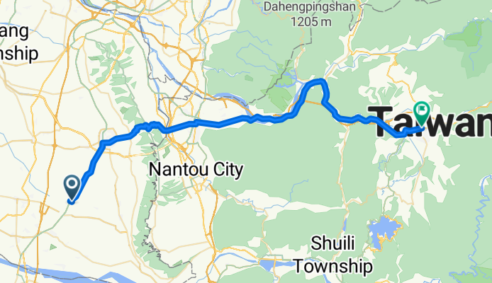 田尾→埔里酒廠