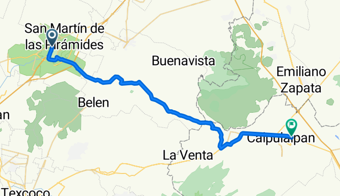 Teotihuacan to Calpulalpan