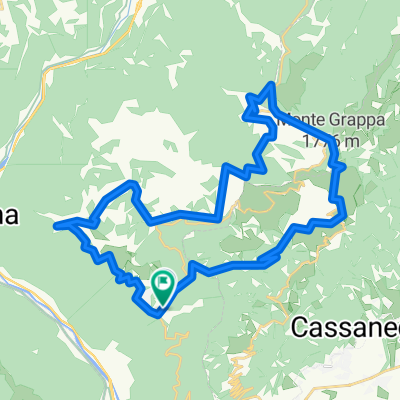 GIRO DEL MONTE GRAPPA DA CAMPOSOLAGNA