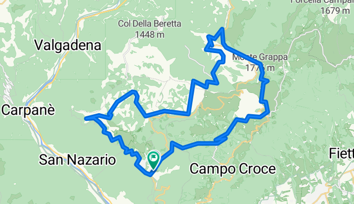 GIRO DEL MONTE GRAPPA DA CAMPOSOLAGNA