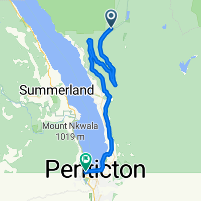 12-09-14 Kanada: Chute Lake Resort (Kettle Valley Rail Trail)-Penticton