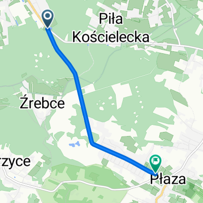 Podjazd od Piły kościeleckiej do Płazy
