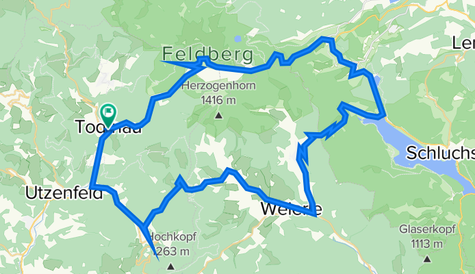 Todtnau -Feldberg-Schluchsee-Bernau-Todtnau