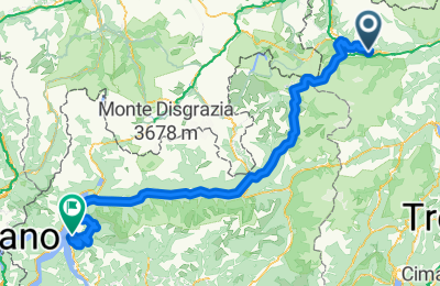 Route in der Bikemap App öffnen