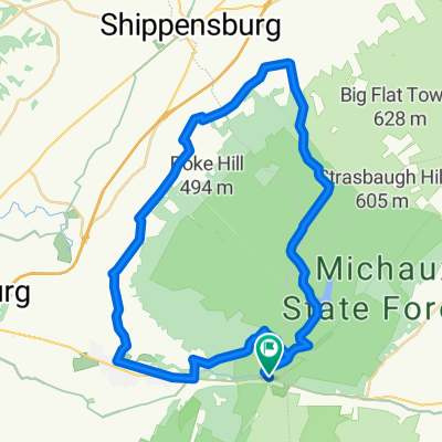 30 mile Long Pine Loop via Forest Service Roads