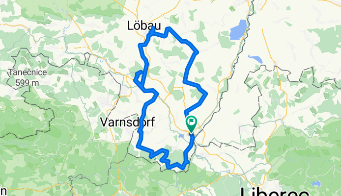 Kleine Hügel rund um Zittau