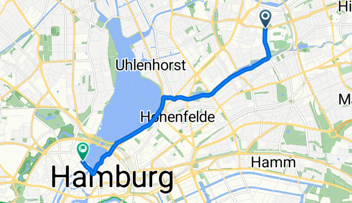 Dehnhaide bis Jungfernstieg