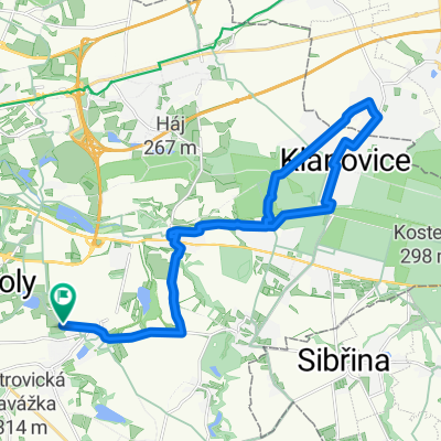 Koloběžky: Dubeč - Šestajovice a zpět
