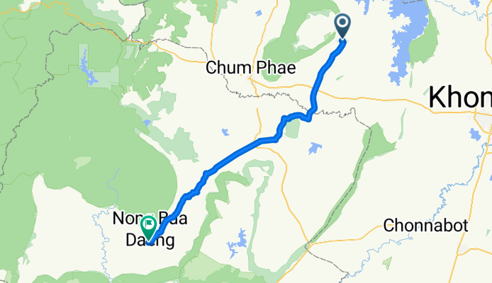 Tag 2 bis Nong Bua Daeng 102 km
