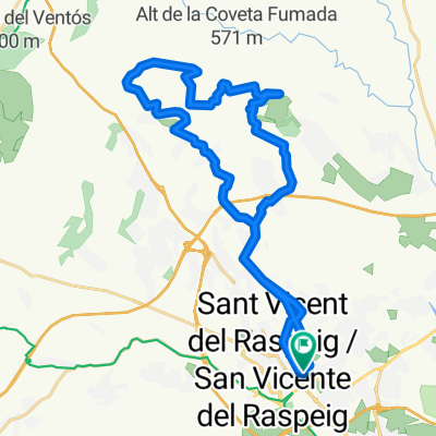 Ruta Marcha TREK Christmas Classic 2012 - San Vicente del Raspeig