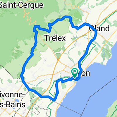 Kurze Schietwettertour um Nyon
