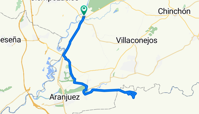 Titulcia - Aranjuez - Castillo de Oreja - Aranjuez - Titulcia