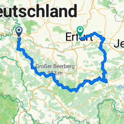 Wochenendtour auf dem Rennsteig